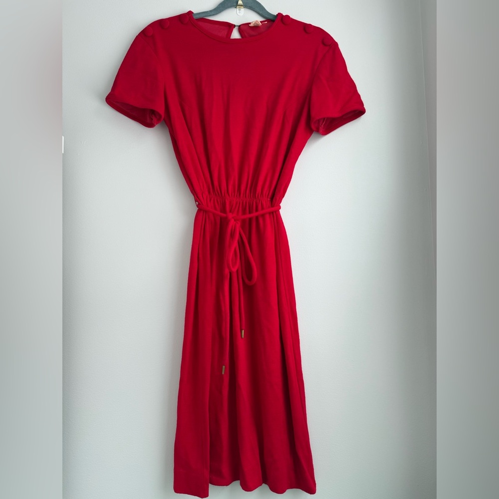 Vintage 50’s/60’s Red Midi Dress